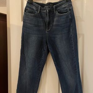 New Judy blue cropped, slim jeans, size 11/30